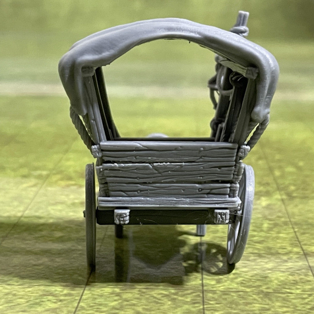 Covered Wagon 3D print model_3