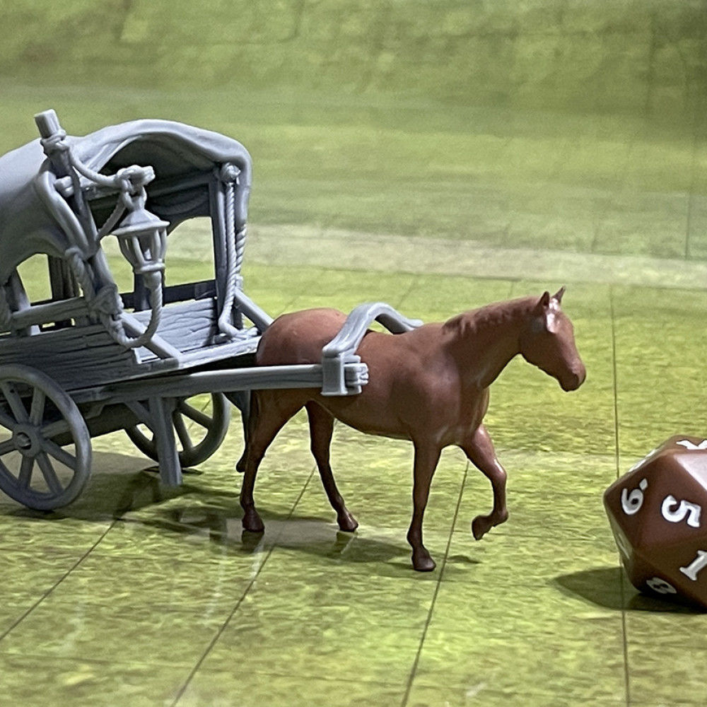 Covered Wagon 3D print model_1