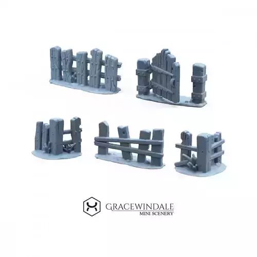 Modular Farm Fence 3D print model