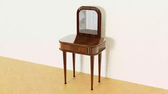 Retro Makeup Table