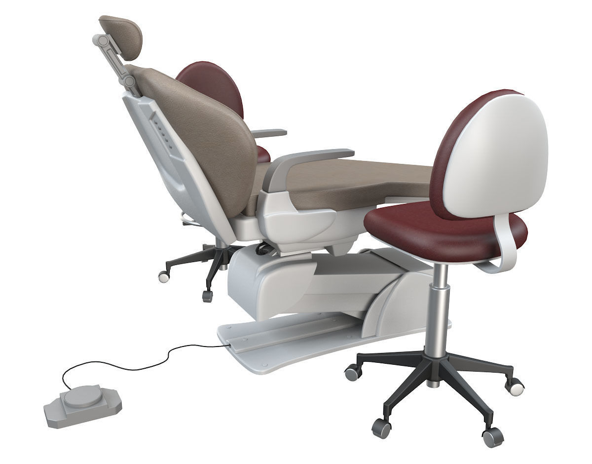 Dental Chair 3D model_2