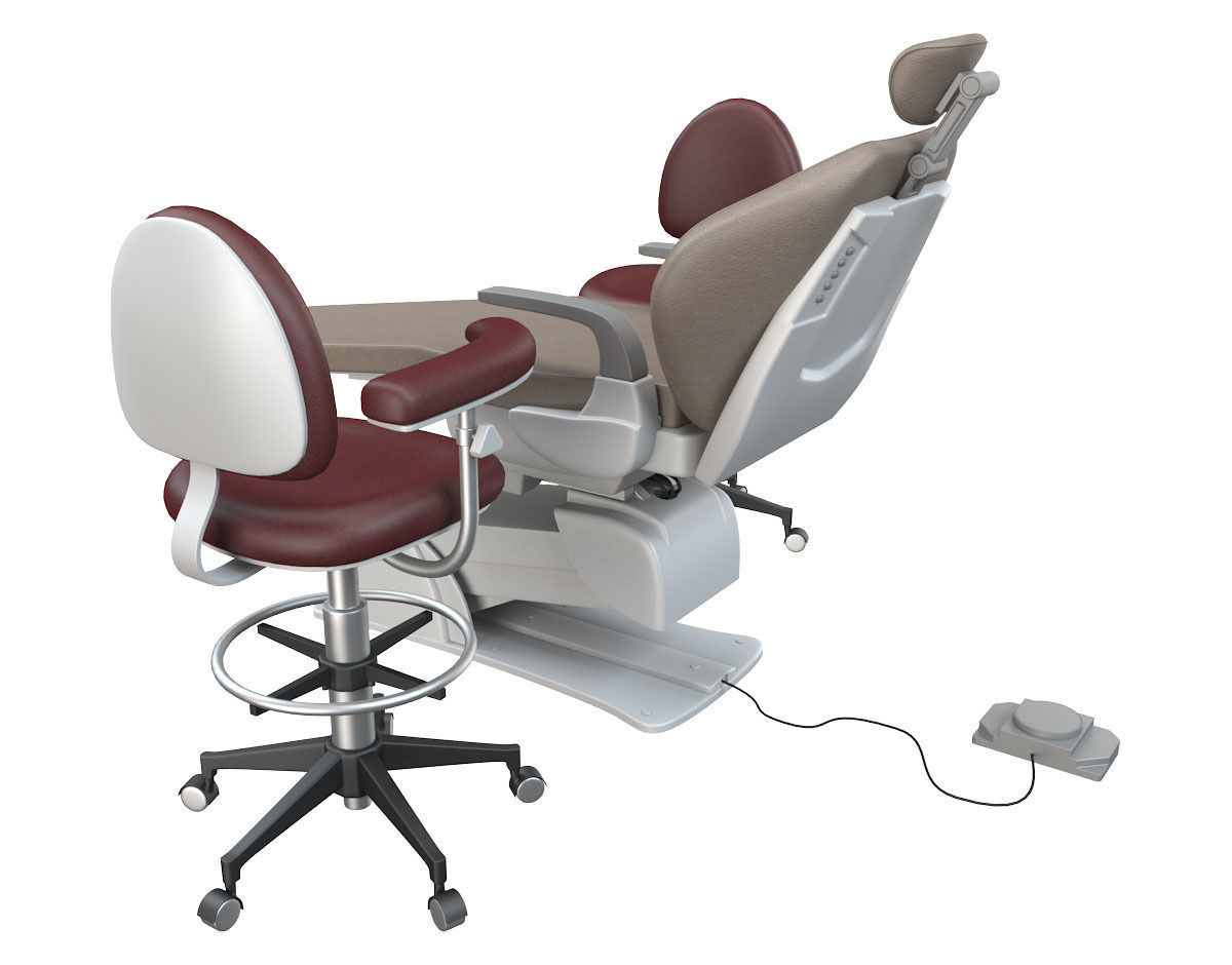 Dental Chair 3D model_5