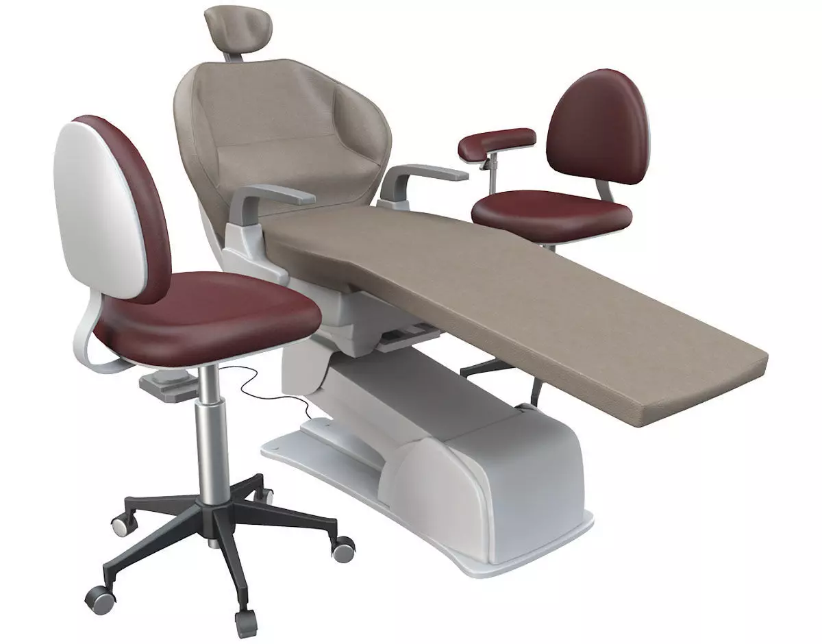 Dental Chair 3D model_0