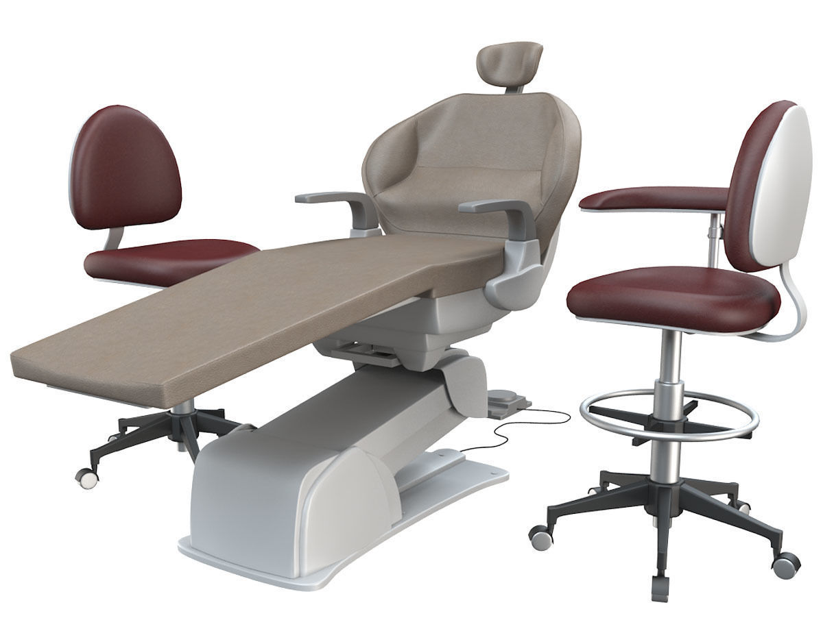 Dental Chair 3D model_6