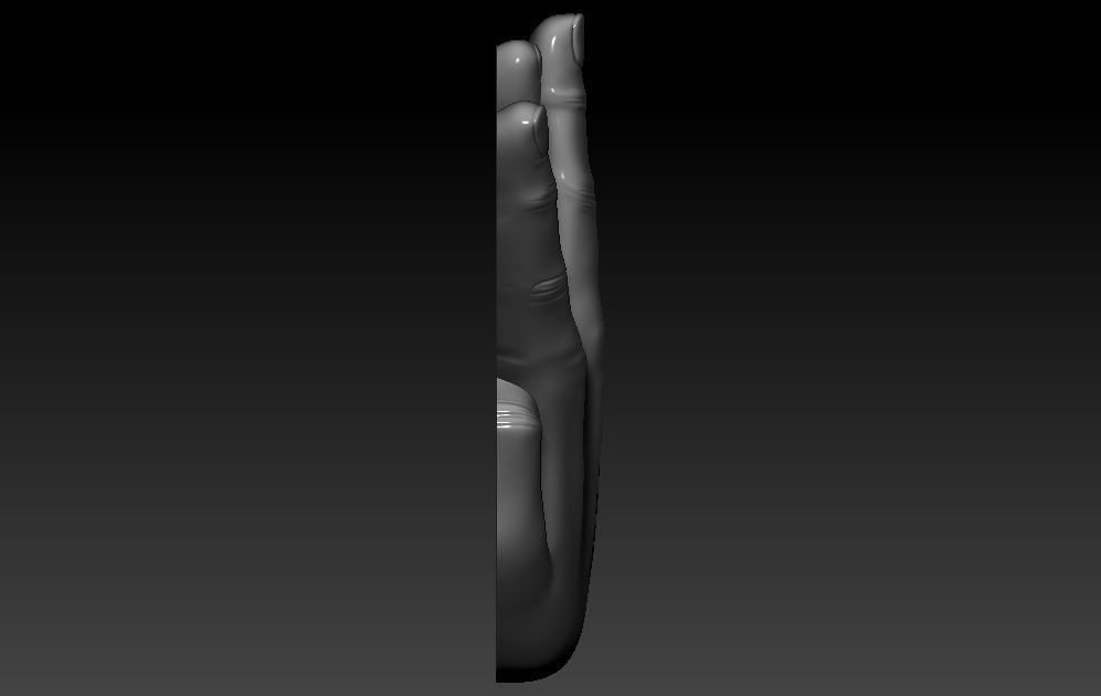 Hand Pose 3D print model_1