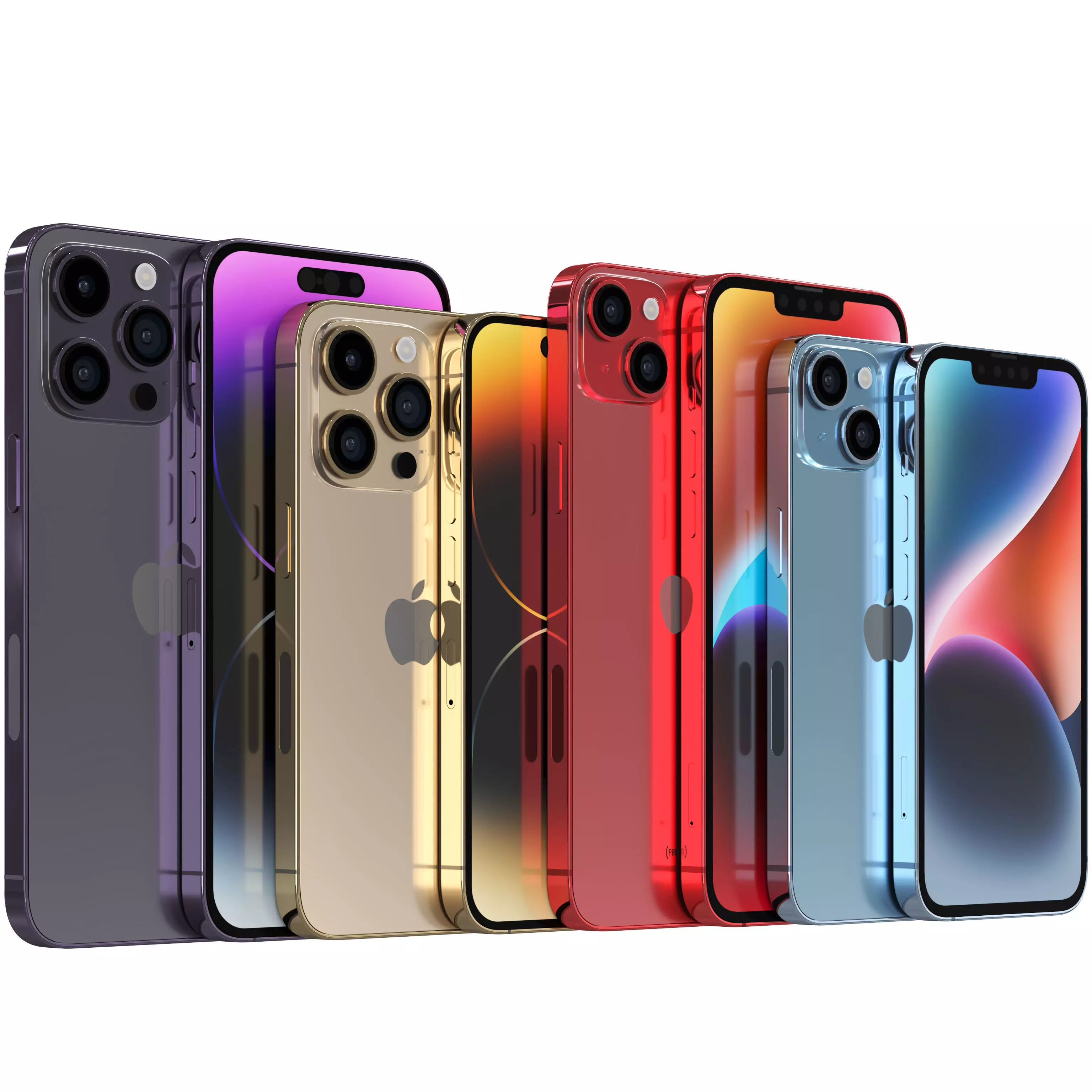 iPhone 14 Collection 3D model_0