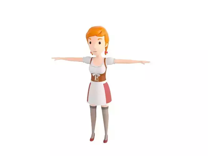 CartoonGirl031 Oktoberfest Girl