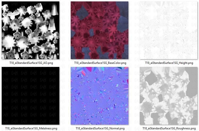 Trees Cartoon V18 Low-poly 3D model_46