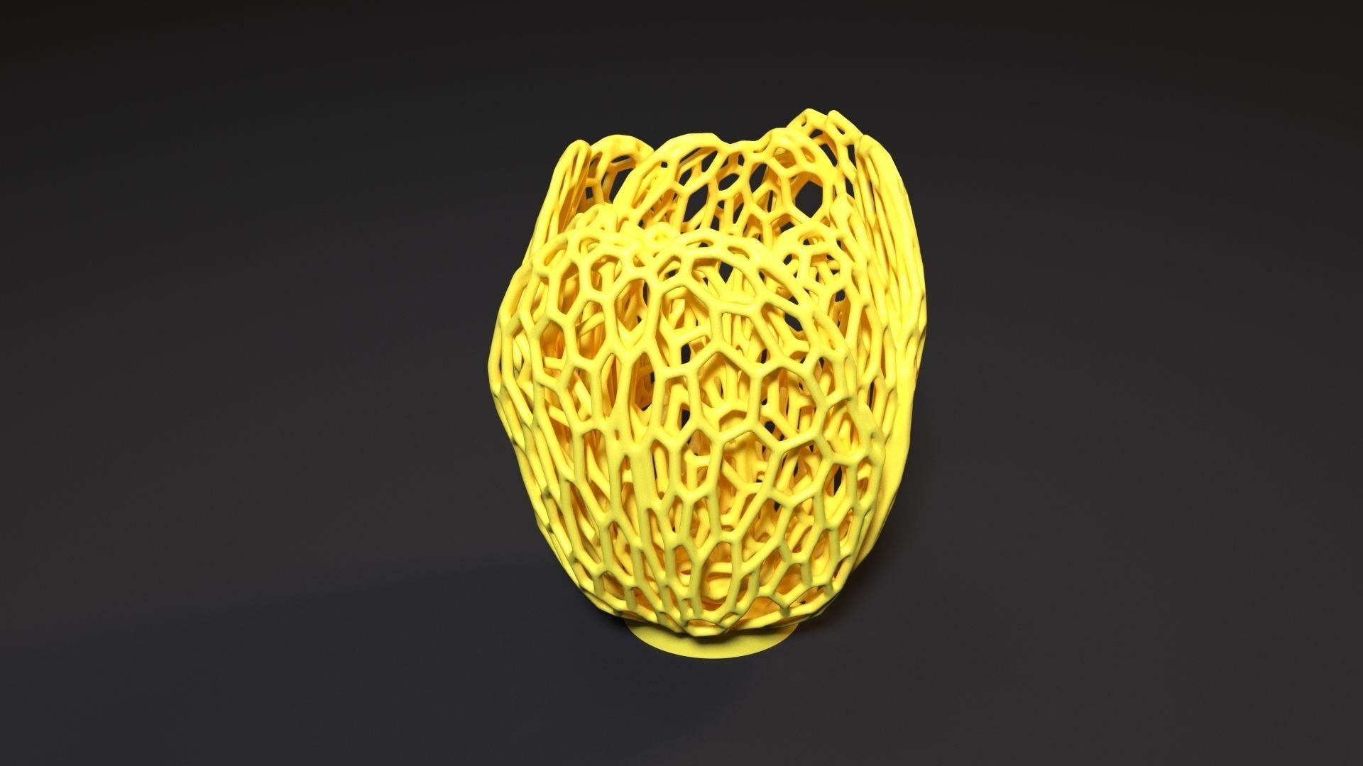 Vase candlestick tulip 3D print model_6