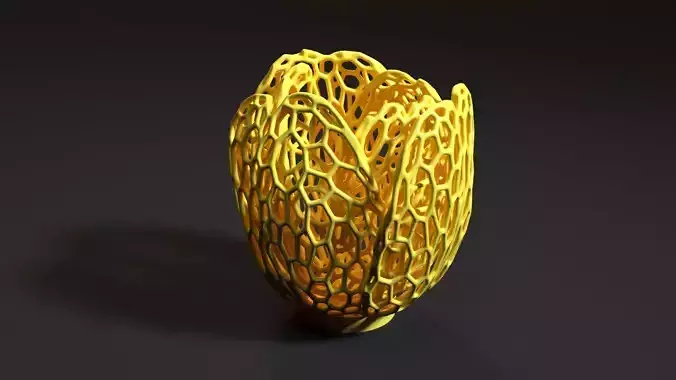 Vase candlestick tulip