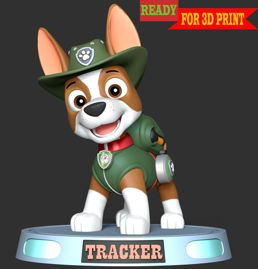 Tracker PAW Patrol 3D print model_1
