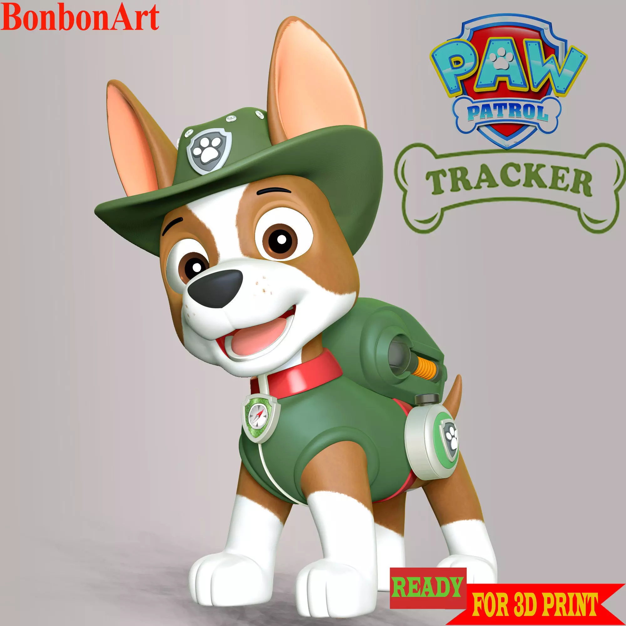 Tracker PAW Patrol 3D print model_0