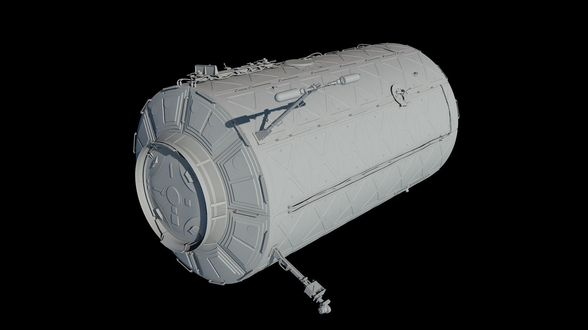 High quality 3D model Destiny ISS module 3D model_8