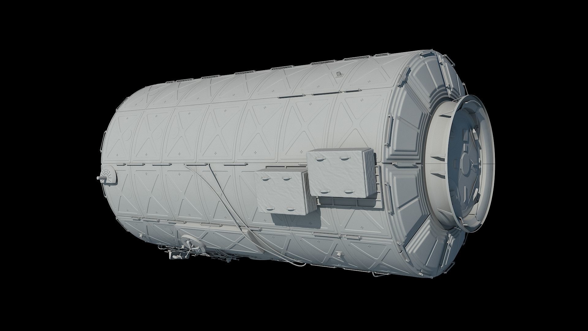 High quality 3D model Destiny ISS module 3D model_6