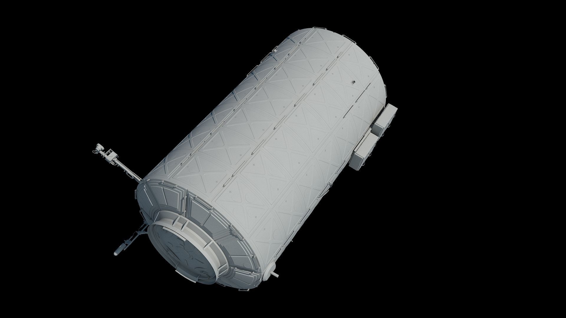 High quality 3D model Destiny ISS module 3D model_10