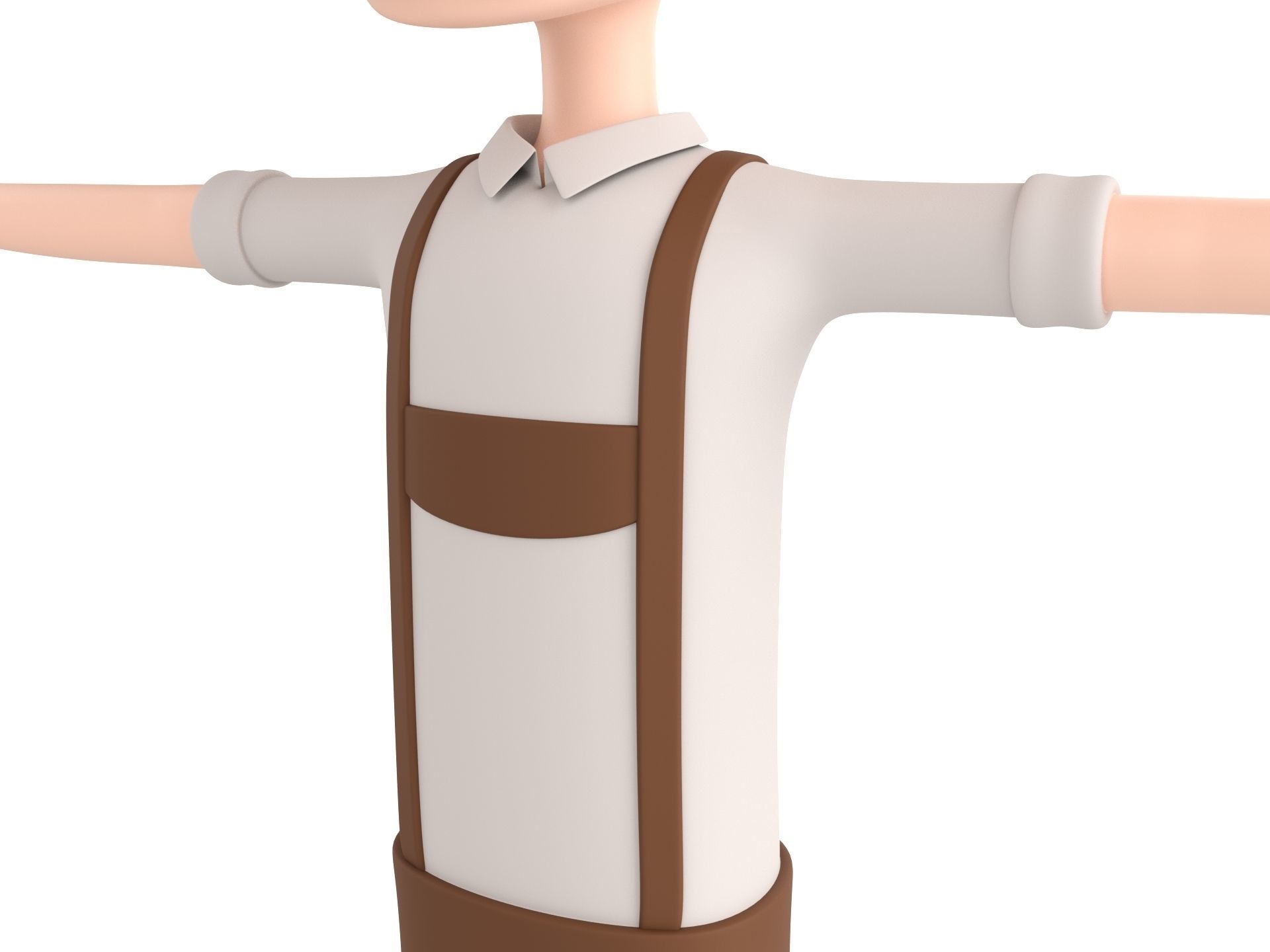 CartoonMan046 Oktoberfest Man 3D model_7