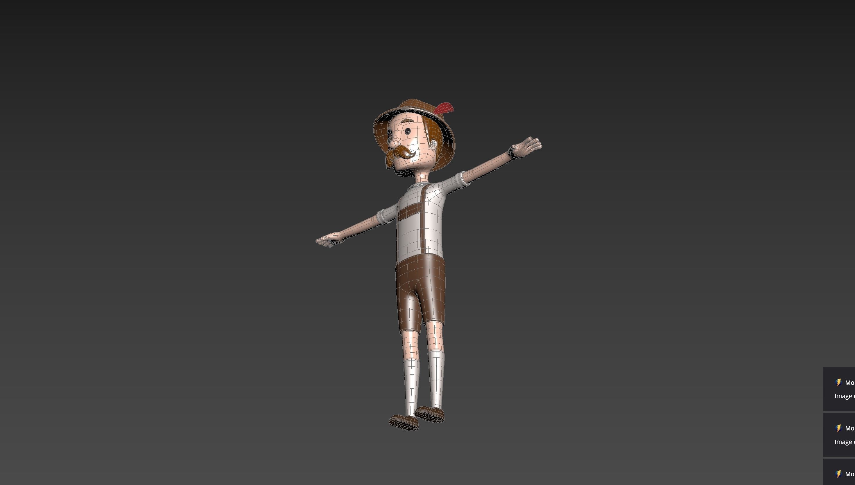 CartoonMan046 Oktoberfest Man 3D model_26