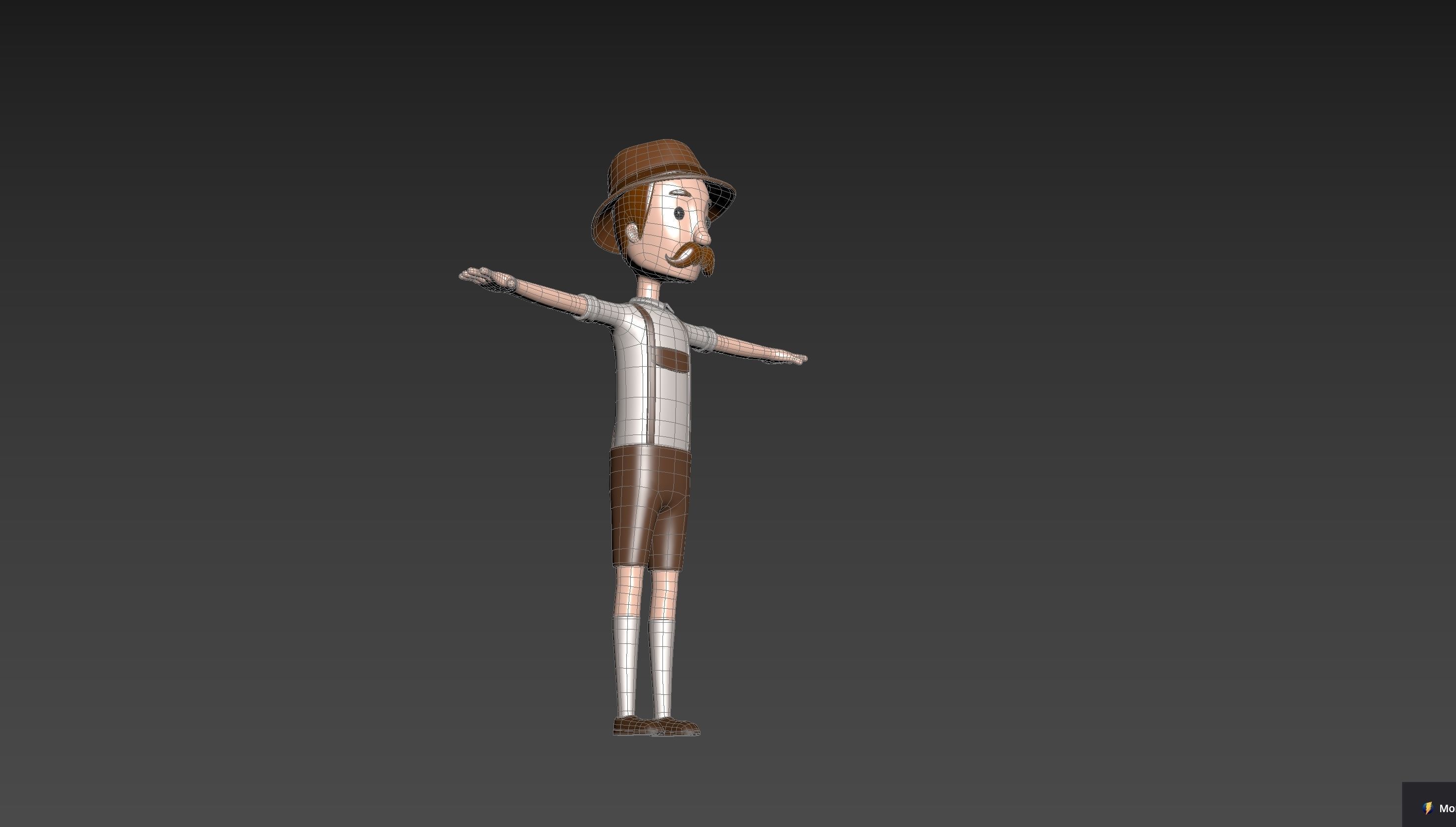 CartoonMan046 Oktoberfest Man 3D model_15