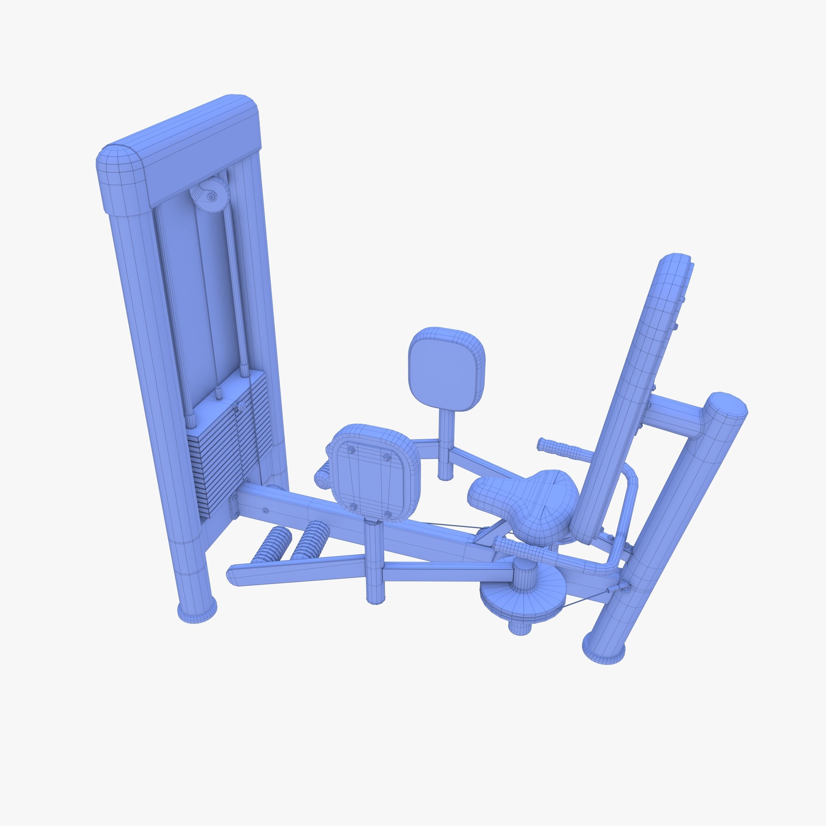 Abductor machine 3D model_14