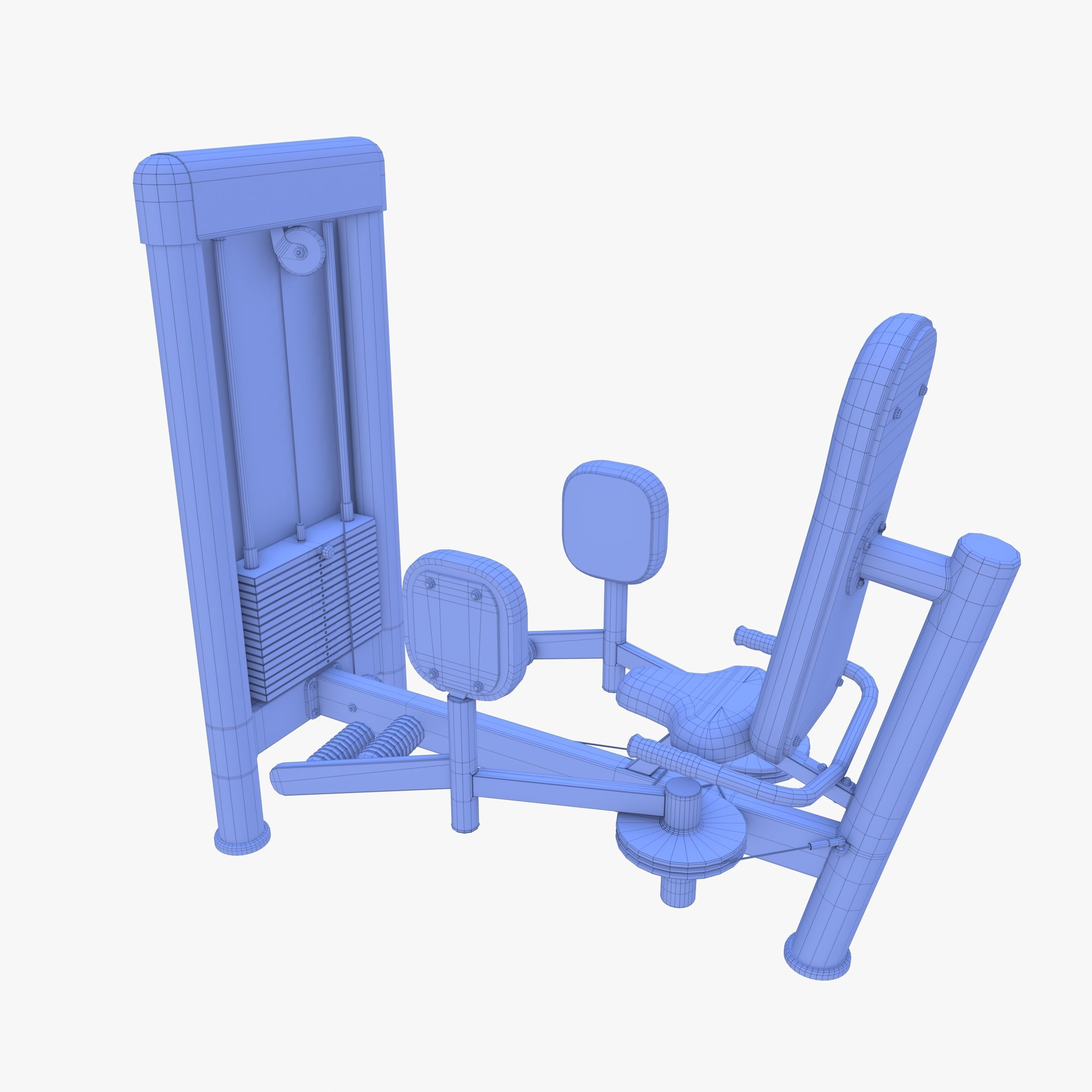 Abductor machine 3D model_9