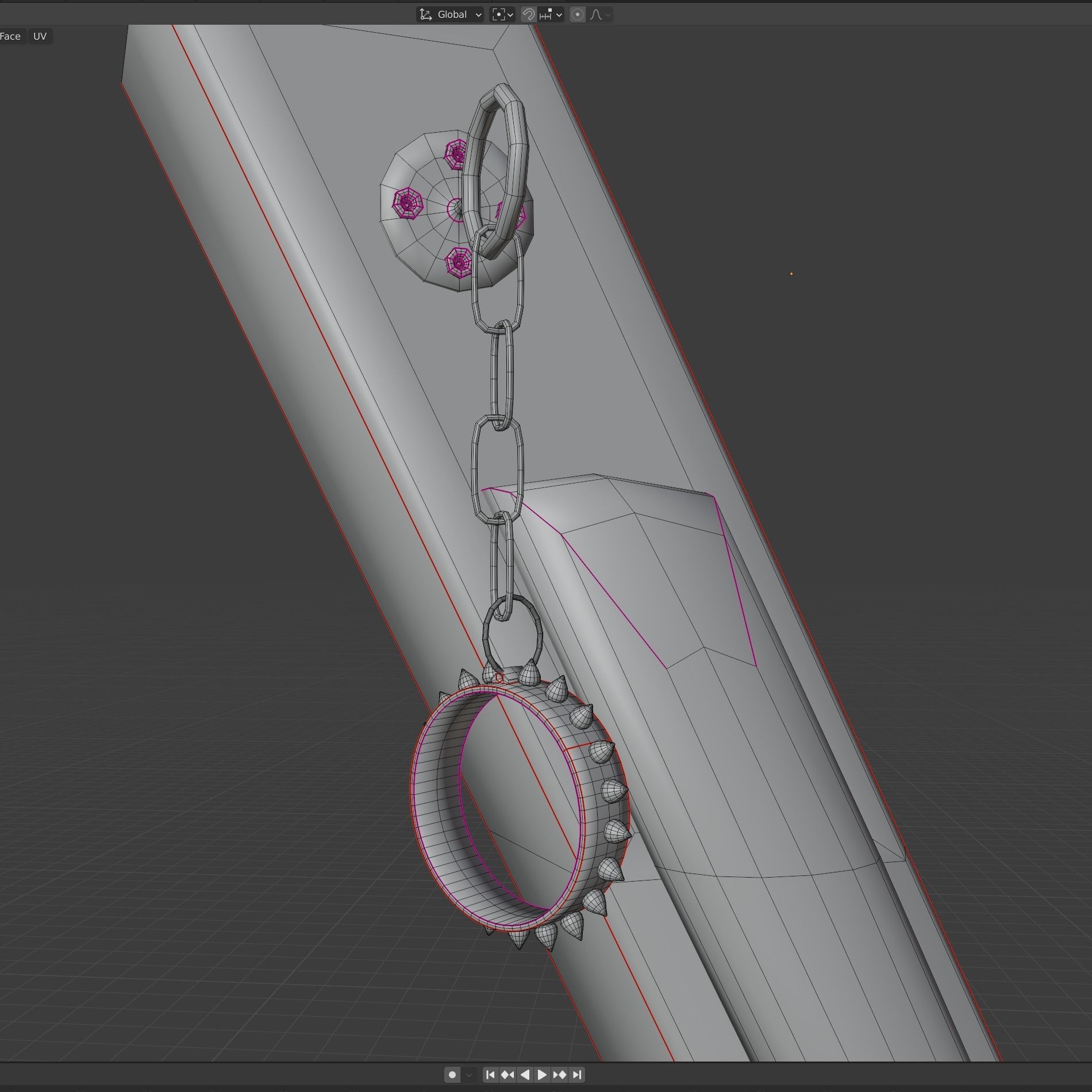 BDSM NSFW Bondage Cross Restraint Pillory Slave Sex Toy Low-poly 3D model_6