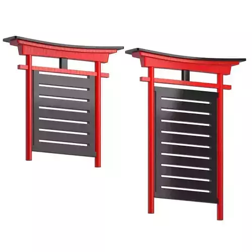 Stand for martial art belts Small And Large 3D model