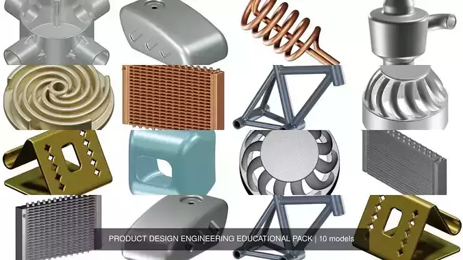 PRODUCT DESIGN ENGINEERING EDUCATIONAL PACK 3D Model Collection