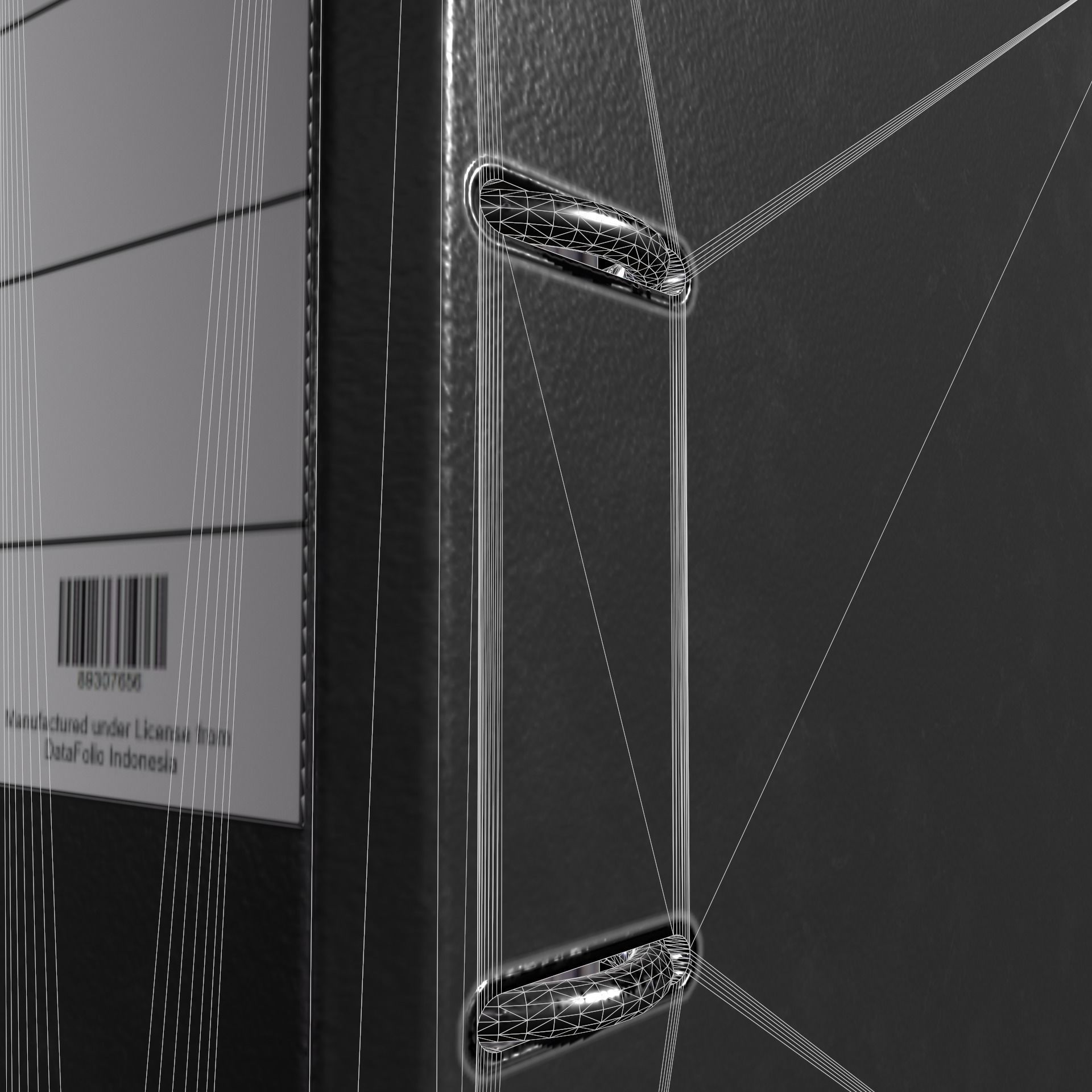 Ring Binder Folder Low-poly 3D model_16