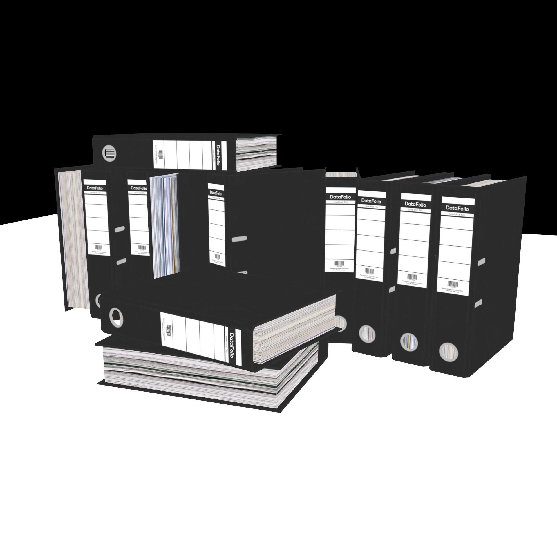 Ring Binder Folder Low-poly 3D model_17