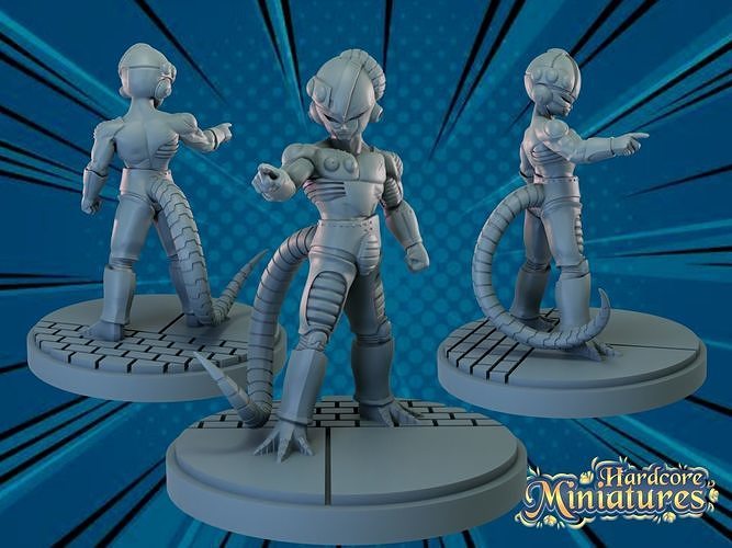 MARVEL CRISIS PROTOCOL MECHA FRIEZA PRESUPPORTED INCLUDED 3D print model