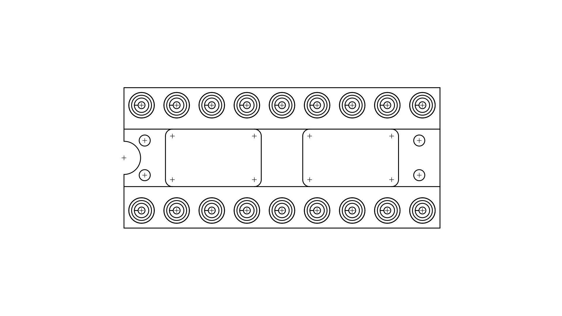 Socket DIP18 3D model_4