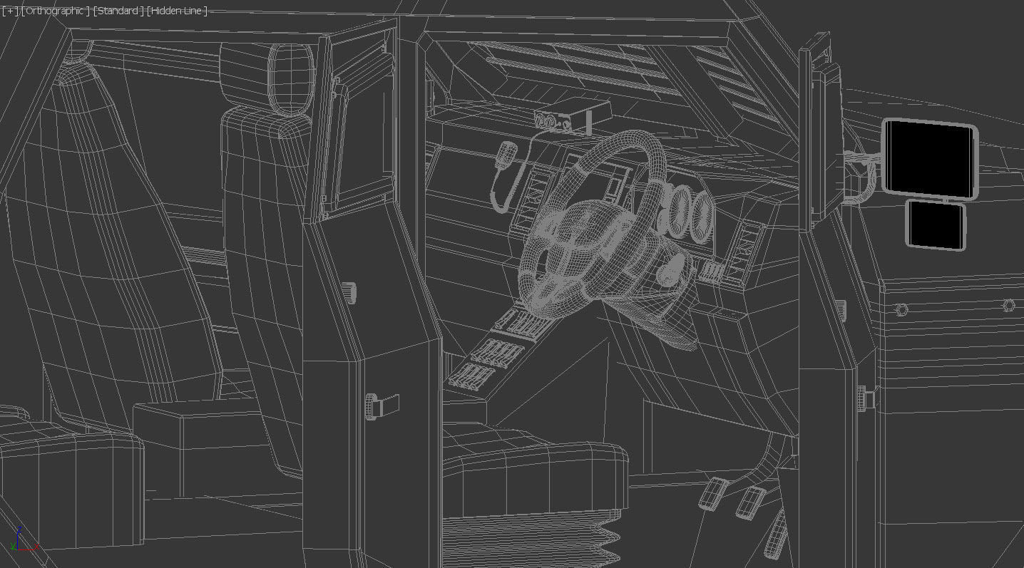 armored suv 3D model_18