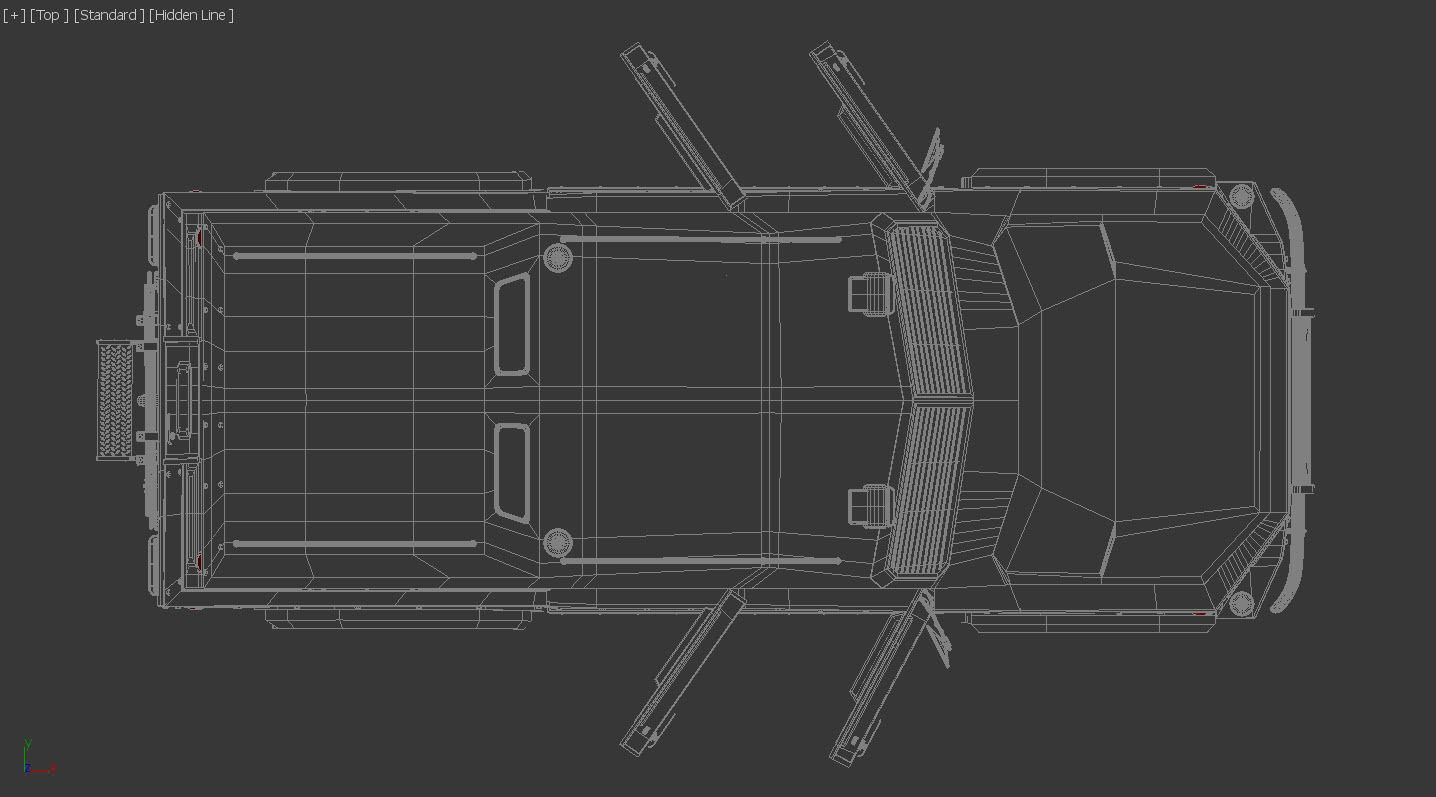 armored suv 3D model_15