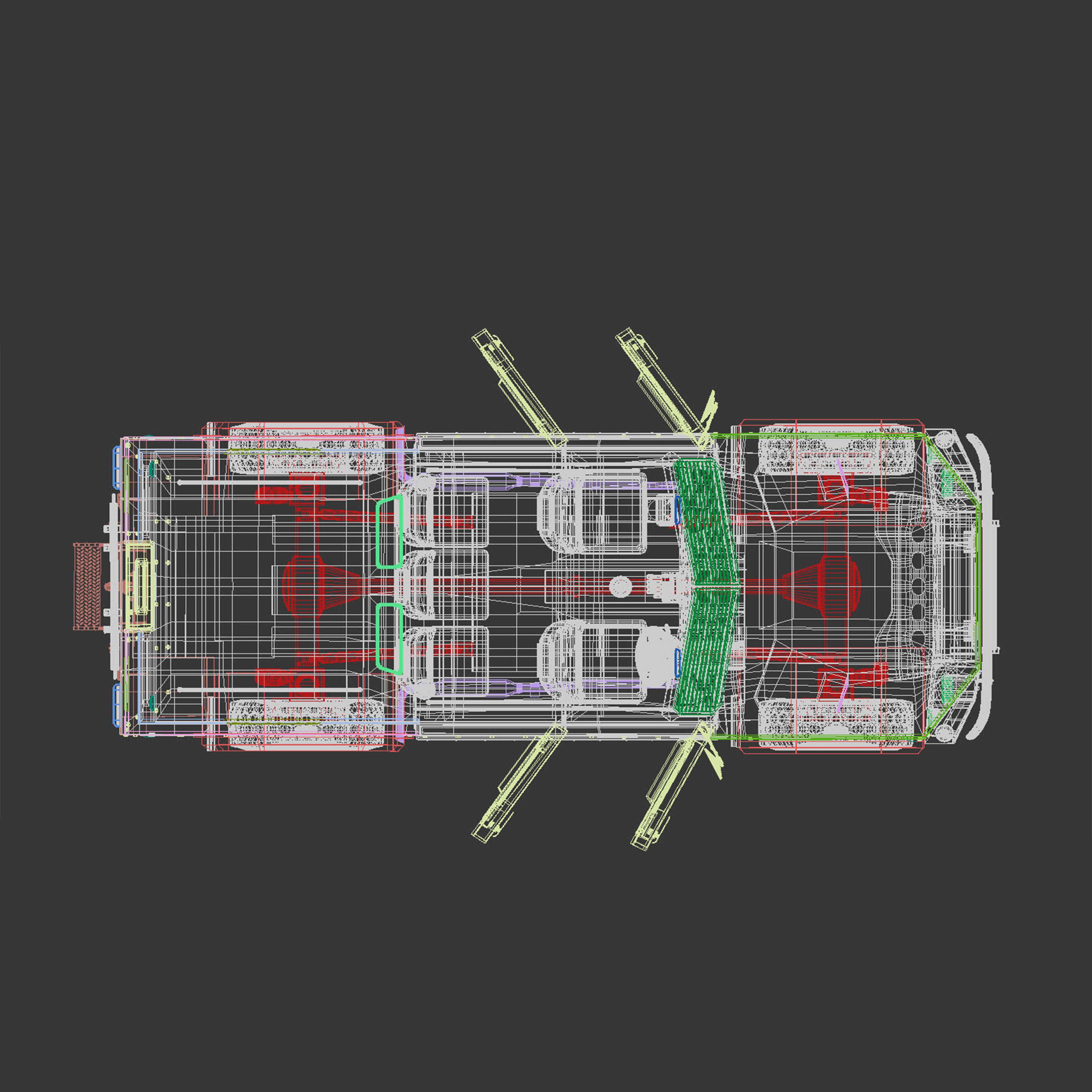 armored suv 3D model_14