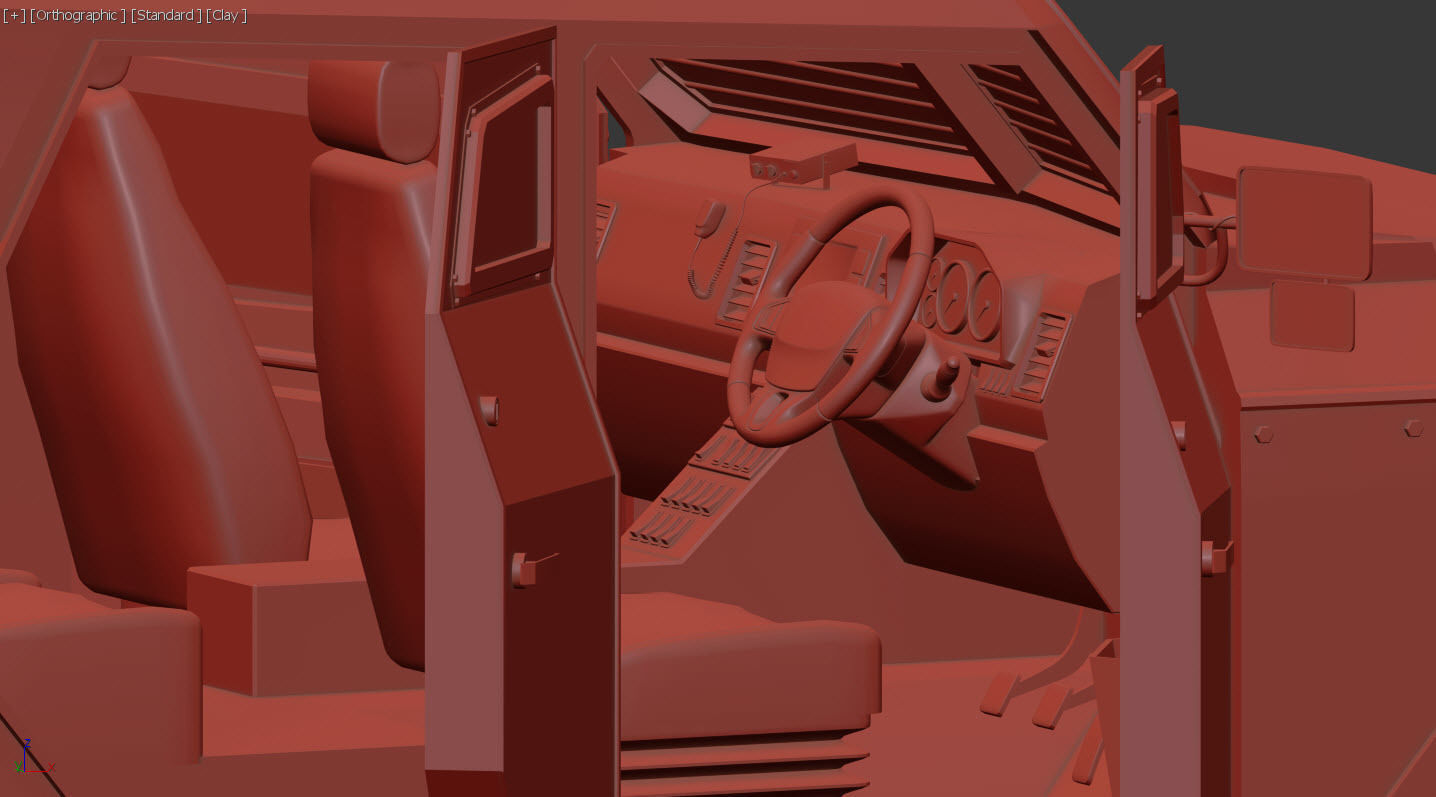 armored suv 3D model_17