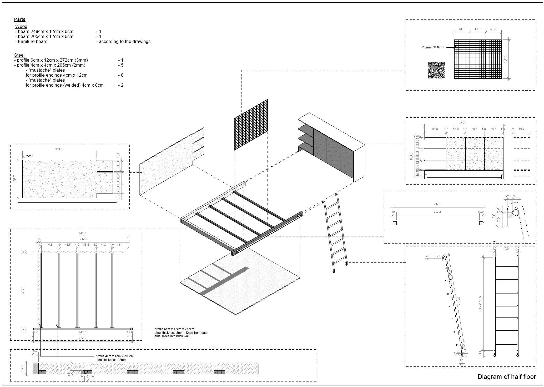 Boho apartment interior project 3D model_9