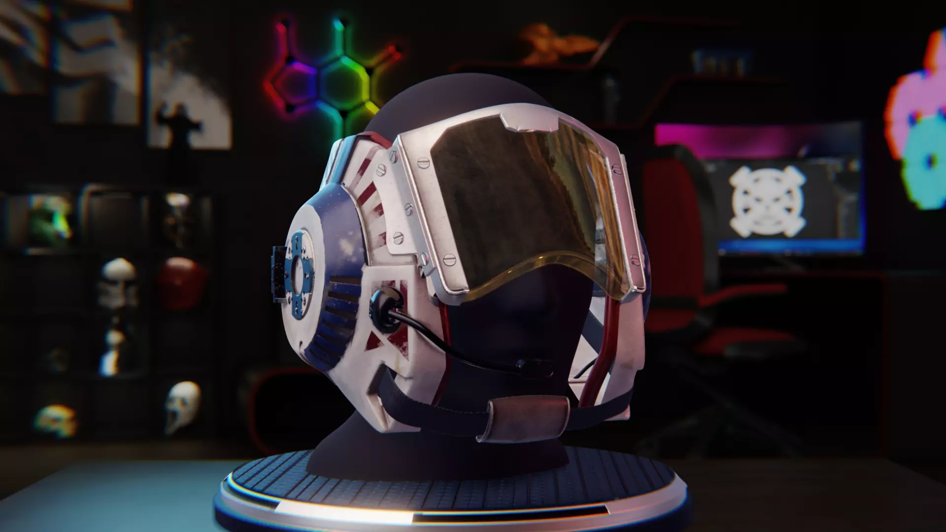 B-Wing Helmet 3D print model