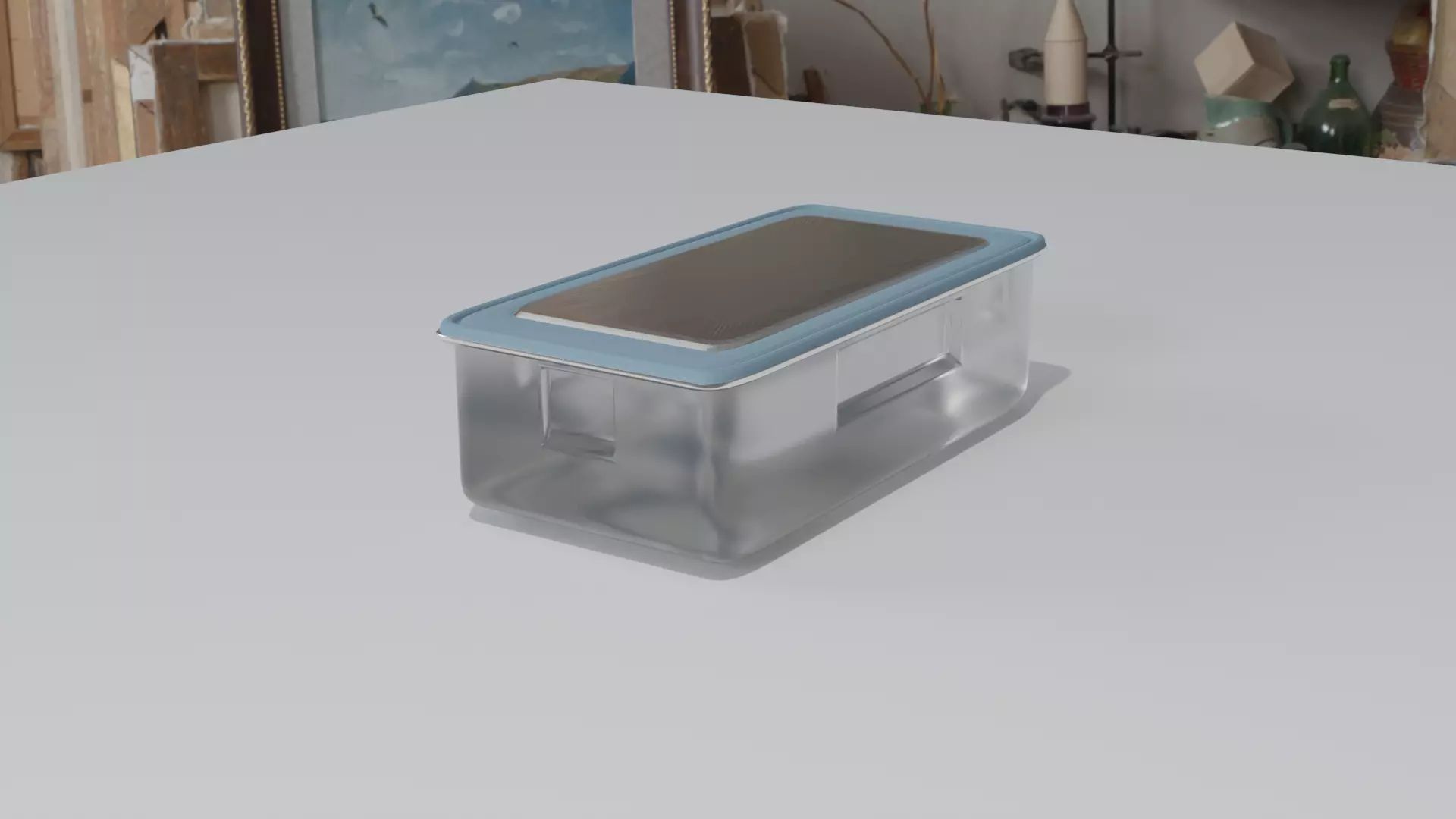 Plastic box Free 3D model