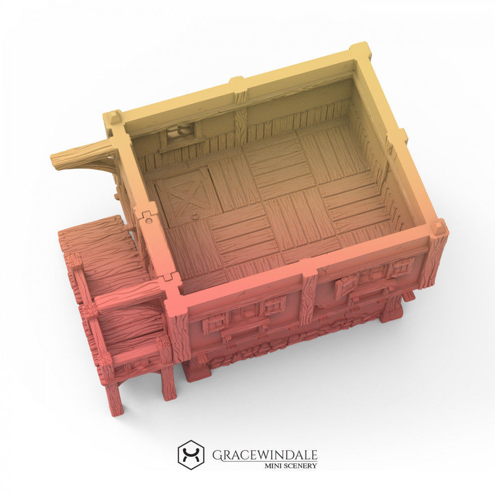 Modular Settlers Cottage 3D print model_4