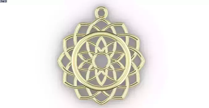 SARA GOLD PENDANT