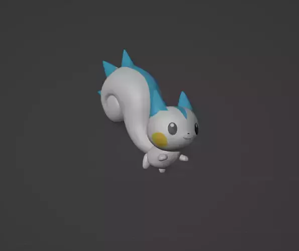 Pachirisu pokemon 3D print model 3D print model