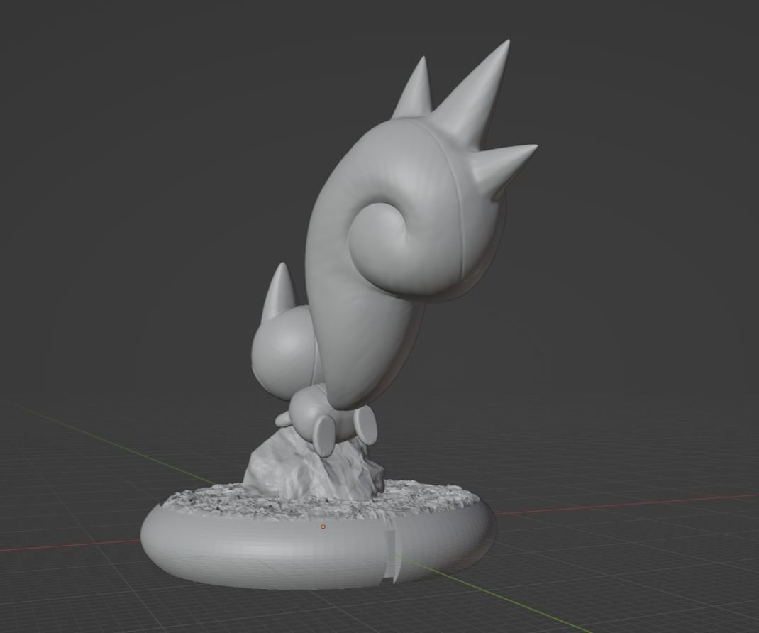 Pachirisu pokemon 3D print model 3D print model_4