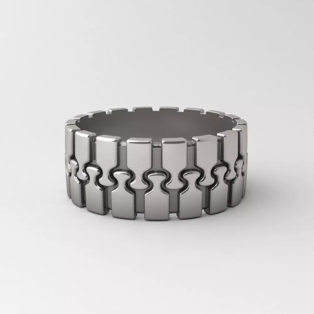 Zip Ring 3D print model