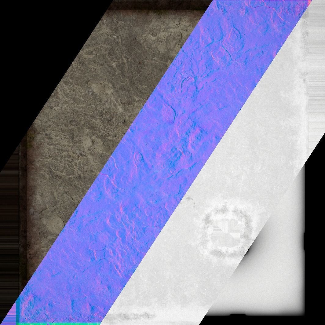 Medieval Dungeon Prison Set Low-poly 3D model_35