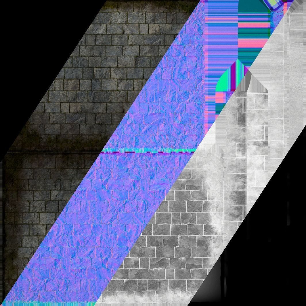 Medieval Dungeon Prison Set Low-poly 3D model_31