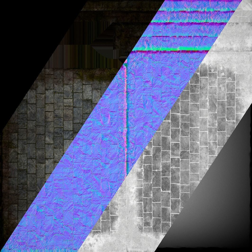 Medieval Dungeon Prison Set Low-poly 3D model_33