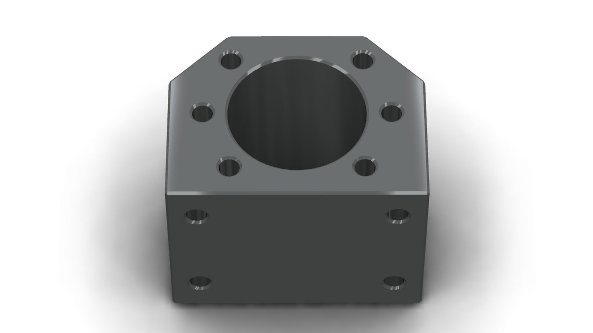 DSG16H metal block with holes 3D model_4