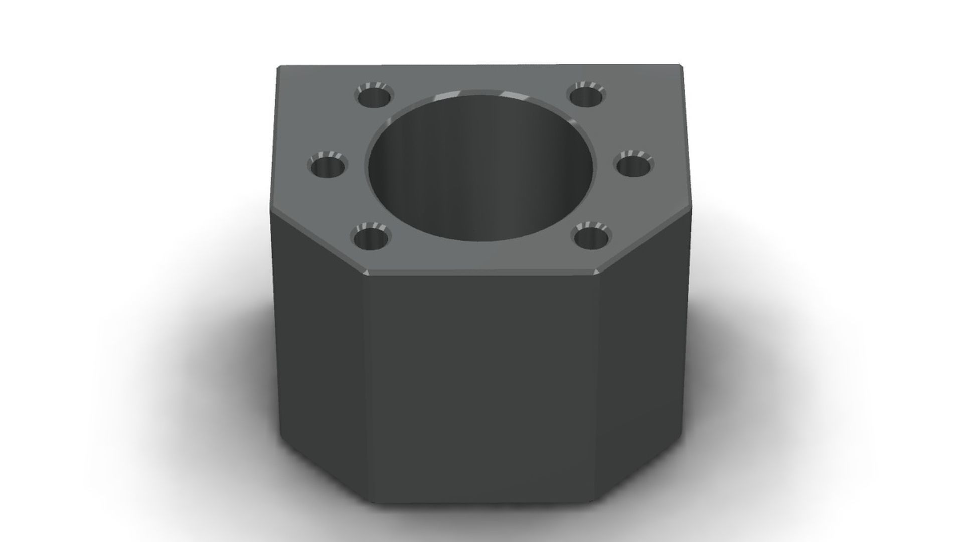 DSG16H metal block with holes 3D model_3