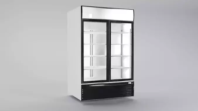 Beverage Cooler 3D Model Low-poly 3D model