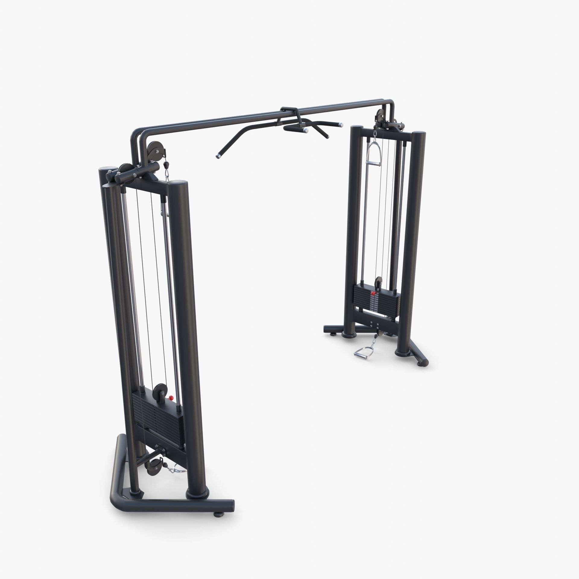 Cable crossover 3D model_9